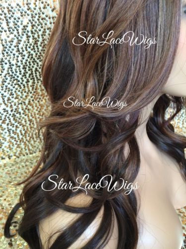 Synthetic Lace Front Wig With Side Part