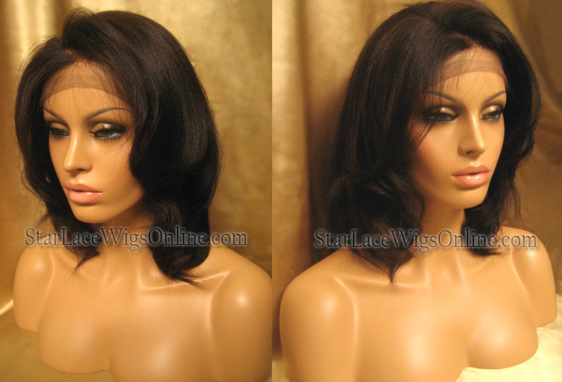 Short Human Hair Lace Front Wigs For Women