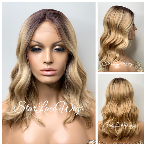 Long Burgundy Red Lace Front Wig (6x13) Free Part - Sharon