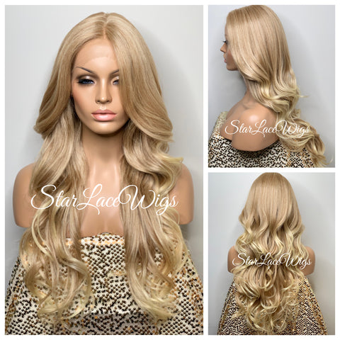 Long Burgundy Red Lace Front Wig (6x13) Free Part - Sharon
