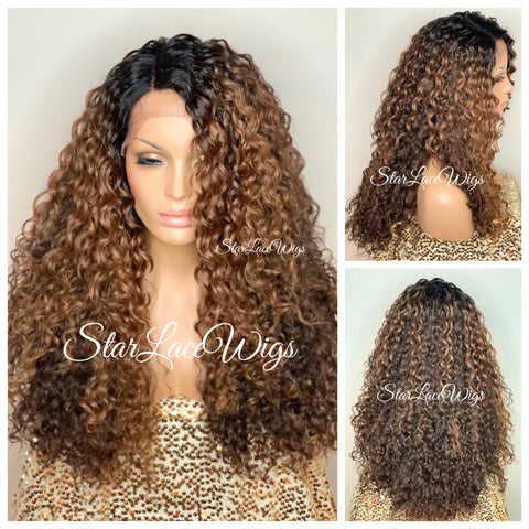 Long Burgundy Red Lace Front Wig (6x13) Free Part - Sharon