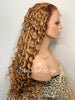 Long Wavy Lace Front Wig (6x13) Parting Space Strawberry Blonde - Claire