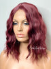 Short Red Wavy Bob Wig Center Part - Mandy