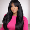 Long Straight Layered Wig With Bangs - Pamela