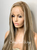 Long Blonde Straight Lace Front Wig (13x4) Ash Platinum Blonde Highlights - Delilah