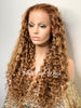 Long Wavy Lace Front Wig (6x13) Parting Space Strawberry Blonde - Claire