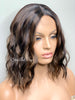 Short Brown Wavy Bob Wig Highlights - Terrie