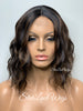 Short Brown Wavy Bob Wig Highlights - Terrie