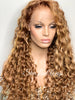 Long Wavy Lace Front Wig (6x13) Parting Space Strawberry Blonde - Claire