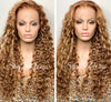 Long Wavy Lace Front Wig (6x13) Parting Space Strawberry Blonde - Claire