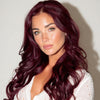 Long Burgundy Red Lace Front Wig (6x13) Free Part - Sharon