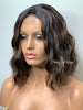 Short Brown Wavy Bob Wig Highlights - Terrie