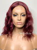 Short Red Wavy Bob Wig Center Part - Mandy