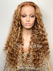 Long Wavy Lace Front Wig (6x13) Parting Space Strawberry Blonde - Claire