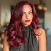 Long Red Loose Curls HD Lace Front Wig (13x4) - Luna