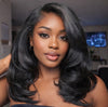 Lace Front Wig HD Long Straight Layers Bangs - Tierra