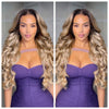 Long Curly Blonde HD Lace Front Wig (13x6) Free Part - Amira