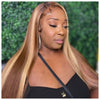 Honey Blonde Human Hair HD Lace Front Wig 13x4 Straight #4 & #27 - Crista