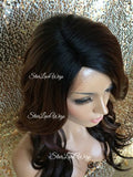 Synthetic Lace Front Wig With Bangs