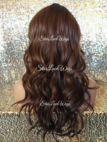Synthetic Lace Front Wig With Side Part