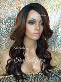 Dark Root Color #27 Lace Front Wig