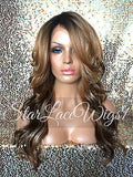 Long Wavy Synthetic Lace Front Wig Highlights
