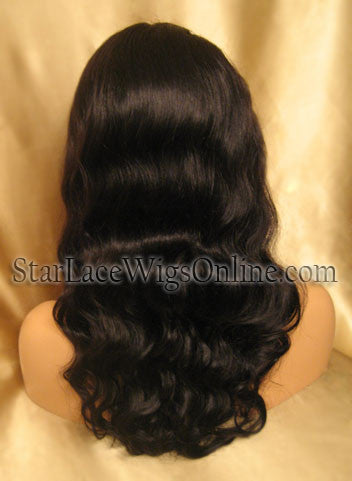 Custom Body Wave Human Hair Full Lace Wigs For Black Women