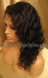 Curly Human Hair Lace Front Wigs
