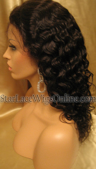 Curly Human Hair Lace Front Wigs DC
