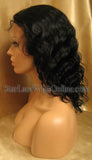 Short Wavy Human Hair Full Lace Wigs For White Women