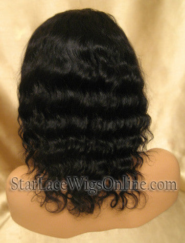 Curly Lace Front African American Wigs
