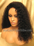 Curly Indian Remy Full Lace Wigs For Women