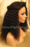 African American Wigs Curly Remy Hair Lace Wig