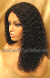 African American Wigs Curly Remy Hair Lace Wig