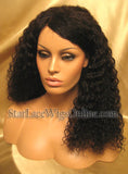 Curly Custom Human Hair Lace Front Wigs For Cheap Near DC