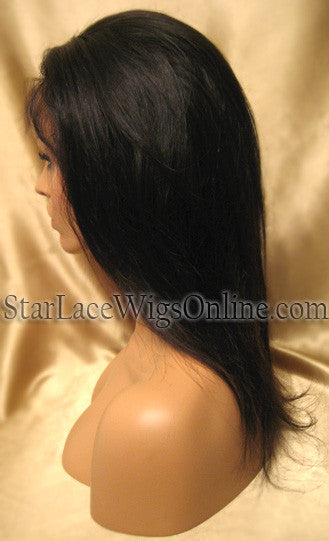 Custom Straight Virgin Hair Full Lace Wigs For Women