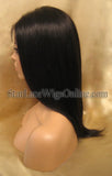 Yaki Straight Indian Remy Cheap Lace Front Wigs