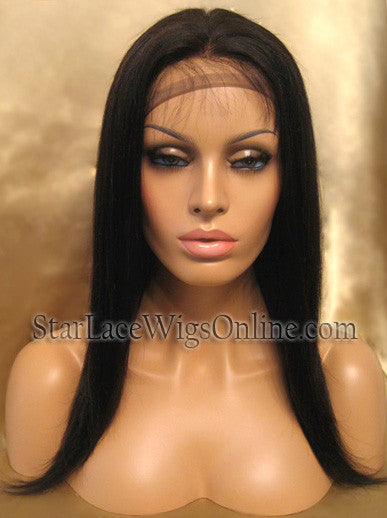 Long Yaki Straight Custom Full Lace Wig