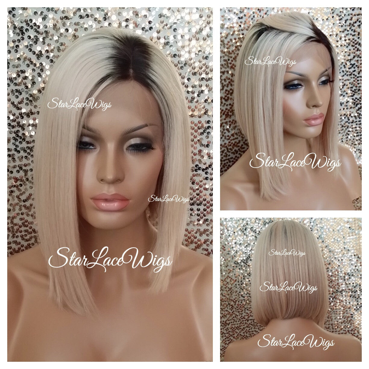 Celebrity color explosion bob lace outlets wig