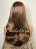 Long Wavy Balayage Lace Front Wig #30 & #27 (13x4) Parting Space - Sherri