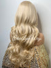 Long Blonde Lace Front Wig Wavy Layered Synthetic - Dione