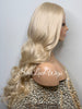 Long Blonde Lace Front Wig Wavy Layered Synthetic - Dione