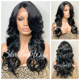 Long Loose Curl Synthetic Lace Front Wig Layers - Taylor