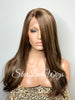 Long Wavy Balayage Lace Front Wig #30 & #27 (13x4) Parting Space - Sherri