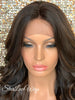 Lace Front Wig Long Synthetic Curly Layers Brown #4 Highlights #30 - Fawn
