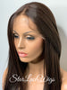 Long Lace Front Wig Brown #4 Straight (6x13) Parting Space - Halle