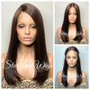 Long Lace Front Wig Brown #4 Straight (6x13) Parting Space - Halle