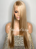 Lace Front Wig Synthetic Blonde Straight Side Part Layers - Sunny