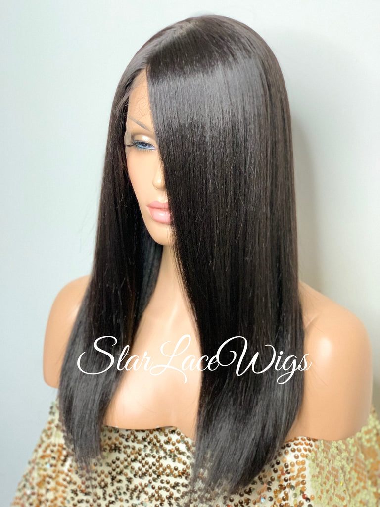 Long Straight Lace Front Wig (6x13) Parting Space - Sasha
