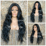 Lace Front Wig Synthetic Long Wavy Middle Part - Alexandria